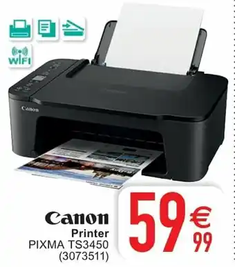 Cora Canon Printer Pixma TS3450 aanbieding