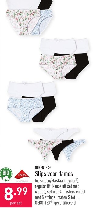 ALDI Slips voor dames aanbieding