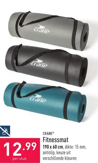 ALDI Fitnessmat 190x60cm aanbieding