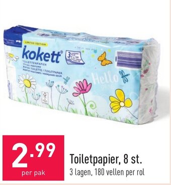 ALDI Toiletpapier, 8 st. aanbieding