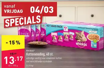 ALDI Kattenvoeding, 40 st. 40x100g aanbieding