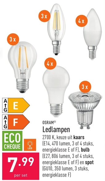 ALDI Ledlampen aanbieding