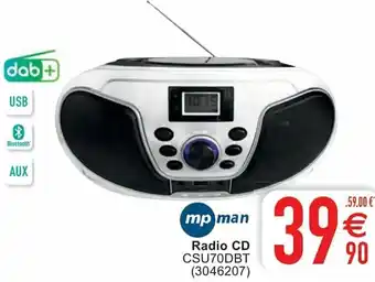 Cora MP Man Radio CD aanbieding