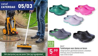ALDI Tuinklompen voor dames en heren aanbieding