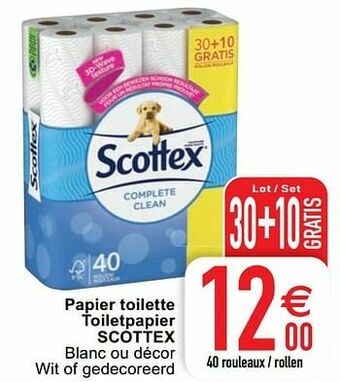 Cora Papier toilette toiletpapier scottex aanbieding