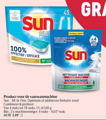 Delhaize Product voor de vaatwasmachine aanbieding