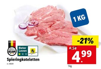 Spieringkoteletten 1 kg