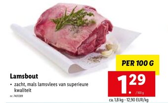 Lidl Lamsbout aanbieding