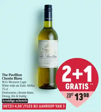 Delhaize The Pavillion Chenin Blanc aanbieding