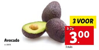 Lidl Avocado 3 stuks aanbieding