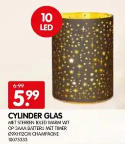 Yess Cylinder glas aanbieding