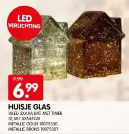 Yess Huisje glas aanbieding