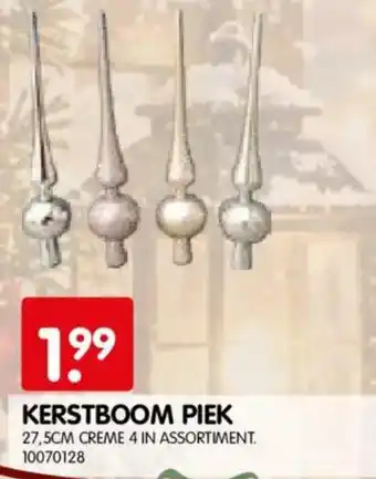 Kerstboom piek