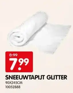 Yess Sneeuwtapijt glitter aanbieding