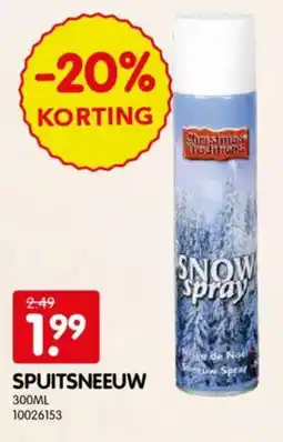 Yess Spuitsneeuw aanbieding
