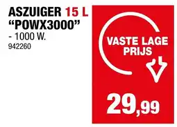 Hubo Aszuiger powx3000 aanbieding