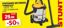 Hubo Stofzuiger nat/droog powx322 aanbieding