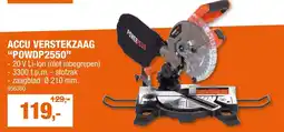 Hubo Accu verstekzaag powdp2550 aanbieding