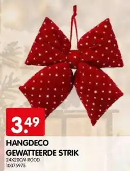 Yess Hangdeco gewatteerde strik aanbieding