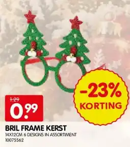 Yess Bril frame kerst aanbieding