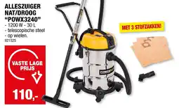 Hubo Alleszuiger nat/droog powx3240 aanbieding