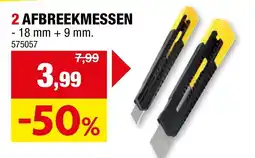 Hubo Afbreekmesse aanbieding