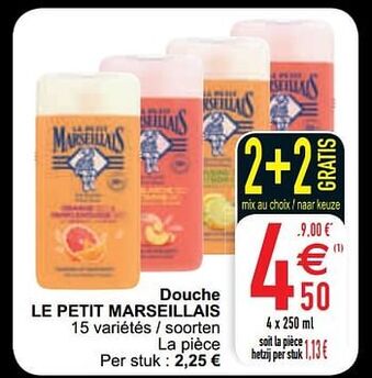 Cora Douche le petit marseillais aanbieding