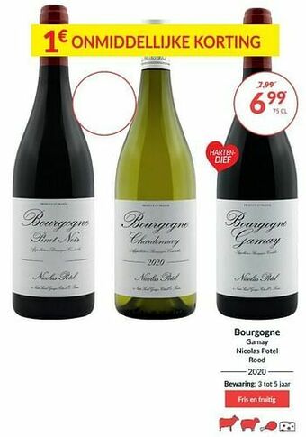 Intermarché Bourgogne gamay nicolas potel rood aanbieding