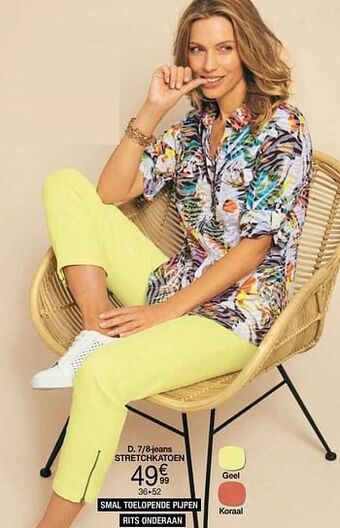 Damart Jeans stretchkatoen aanbieding