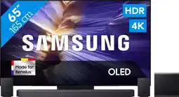 Coolblue Samsung 65 OLED S90F (2025) + Samsung HW-Q930F Noir aanbieding