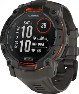 Coolblue Garmin Instinct 3 Solar Noir 50 mm aanbieding