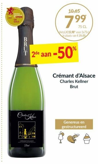 Cremant d'Alsace Charles Kellner Brut