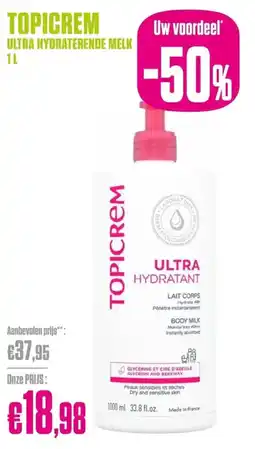 Medi Market Topicrem ultra hydraterende melk aanbieding
