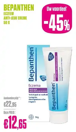 Medi Market Bepanthen eczeem anti-jeuk crème aanbieding