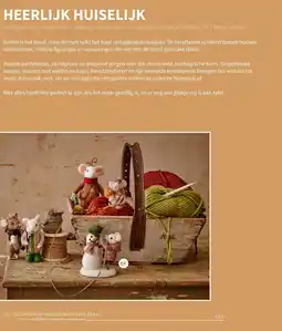 Horta Decoratieve wollen muis met sjaal aanbieding