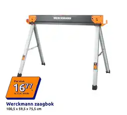 Action Werckmann zaagbok aanbieding