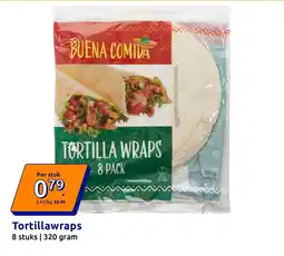 Action Tortillawraps aanbieding