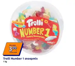 Action Trolli Number 1 snoepmix aanbieding