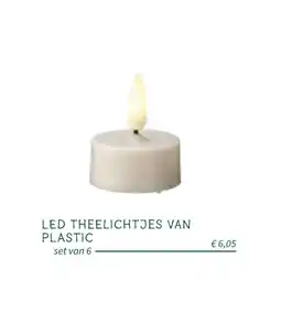 Horta Led theelichtjes van plastic aanbieding