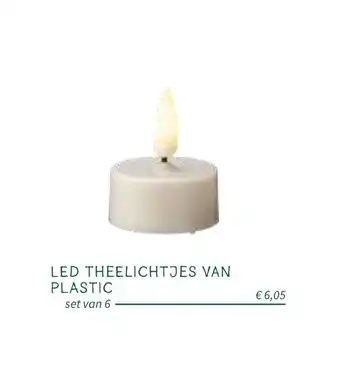 Led theelichtjes van plastic