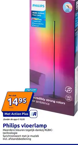 Action Philips vloerlamp aanbieding