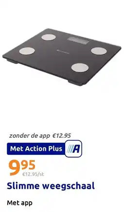 Action Slimme weegschaal aanbieding