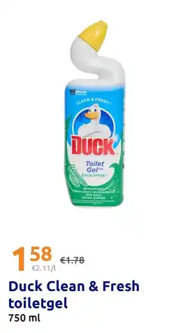 Action Duck Clean & Fresh toiletgel aanbieding