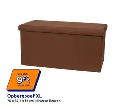 Action Opbergpoef XL aanbieding