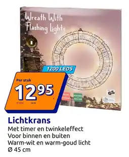 Action Lichtkrans aanbieding