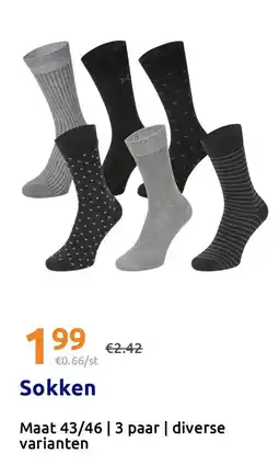 Action Sokken aanbieding