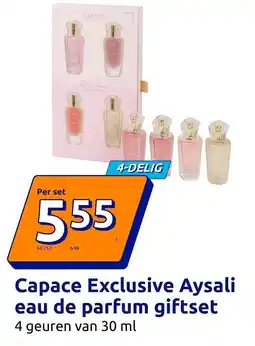 Action Capace exclusive aysali eau de parfum giftset aanbieding