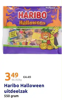 Action Haribo Halloween uitdeelzak aanbieding