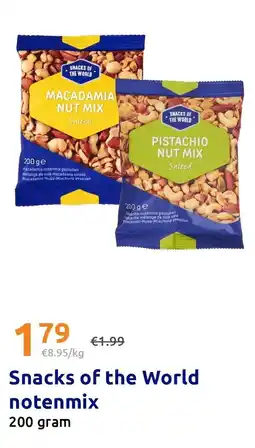Action Snacks of the World notenmix aanbieding