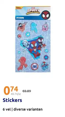 Action Stickers aanbieding